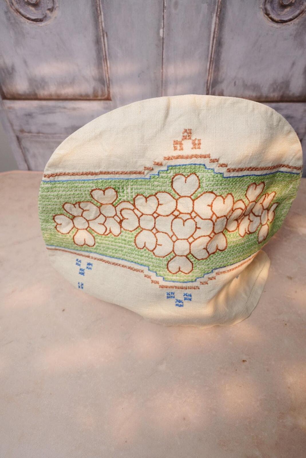 Vintage Hand Embroidered Tea Cosy