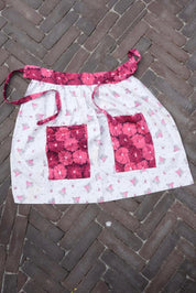 Vintage 1950s Floral Cotton Apron