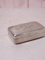 Silver Tone Trinket Box