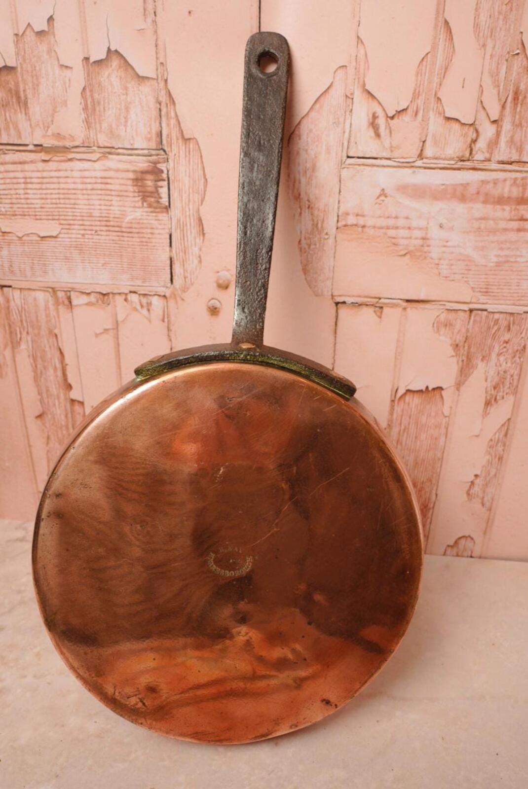 Vintage Copper Frying Pan