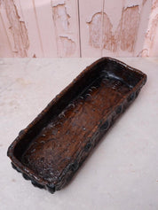 Brown Glazed Ceramic Tray