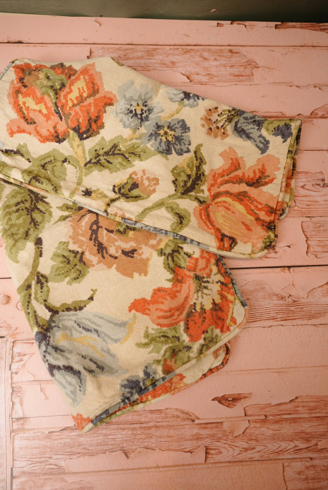Pair of Floral Pillow cases