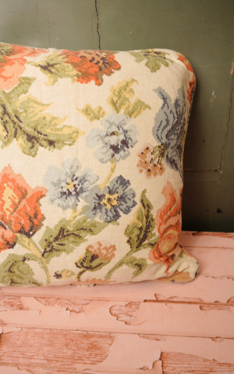 Pair of Floral Pillow cases