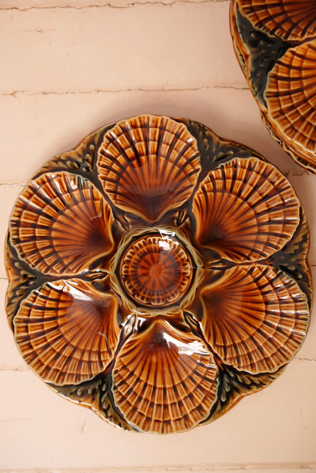 Oyster plates - Sarreguemines