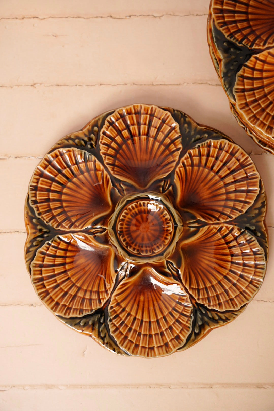 Oyster plates - Sarreguemines