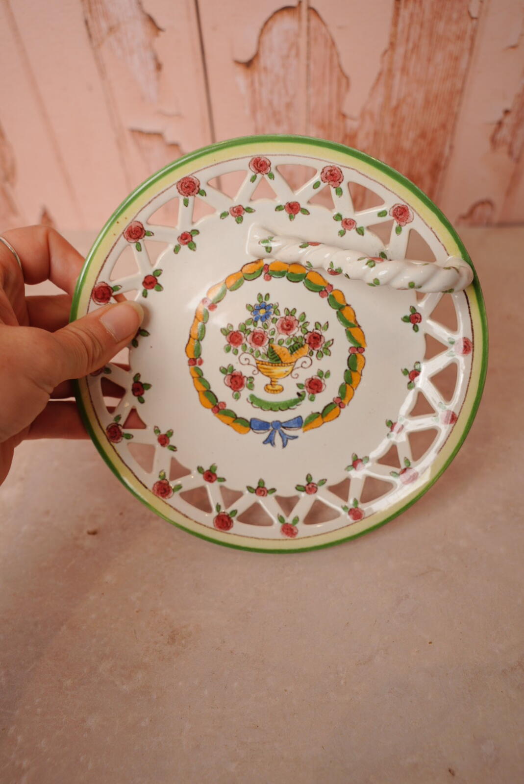 Ceramic Italian serving plate