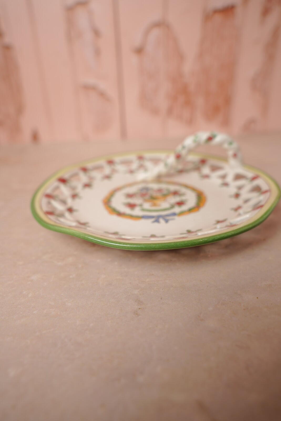 Ceramic Italian serving plate