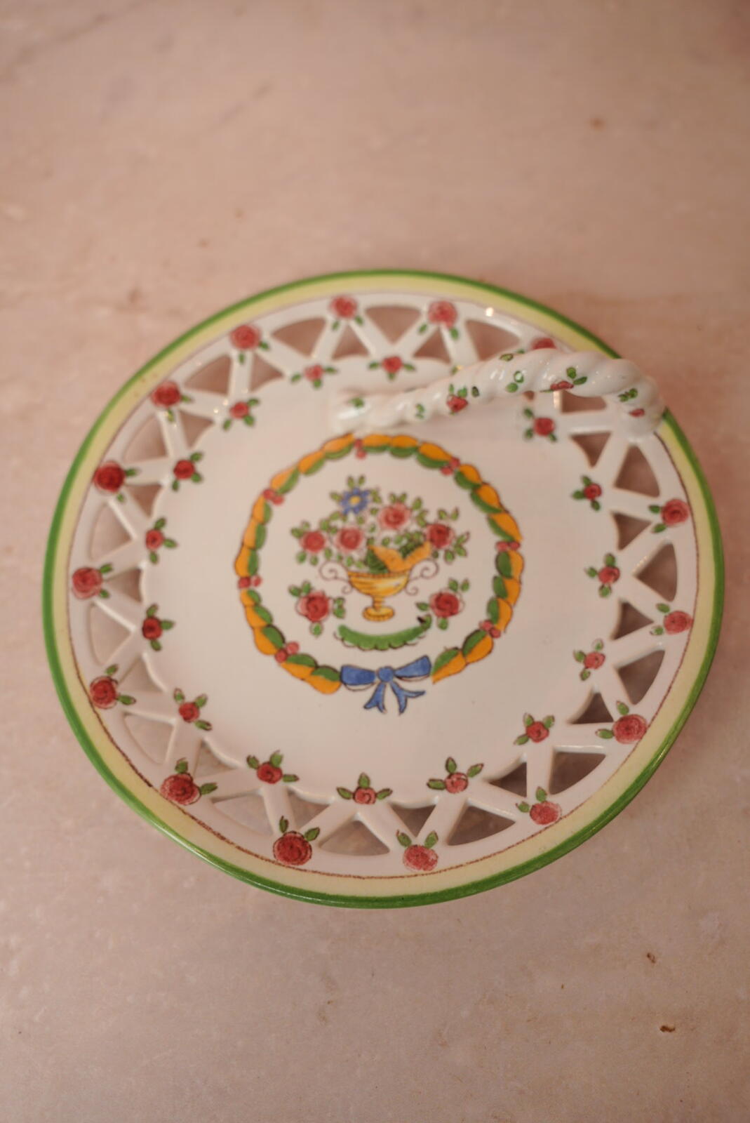 Ceramic Italian serving plate