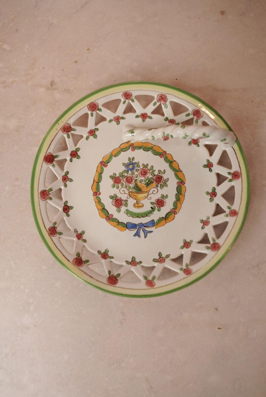 Ceramic Italian serving plate