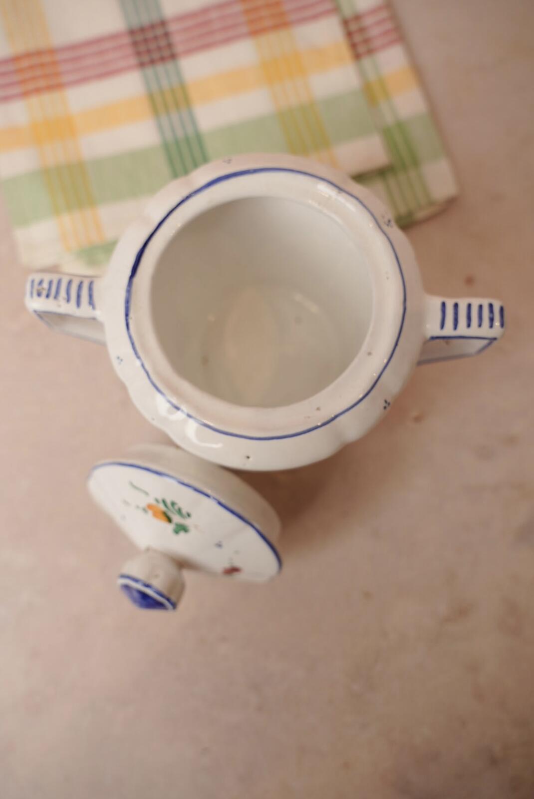 Deruta Italian Majolica Sugar Bowl