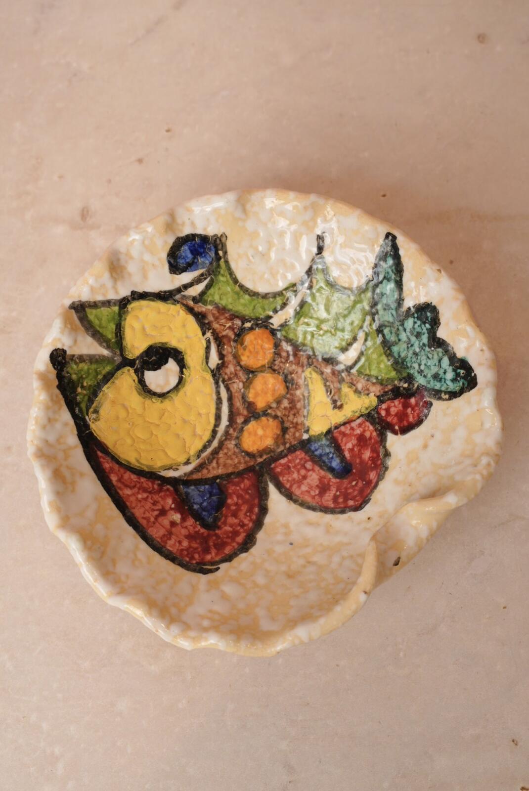 Italian ceramic fish plate