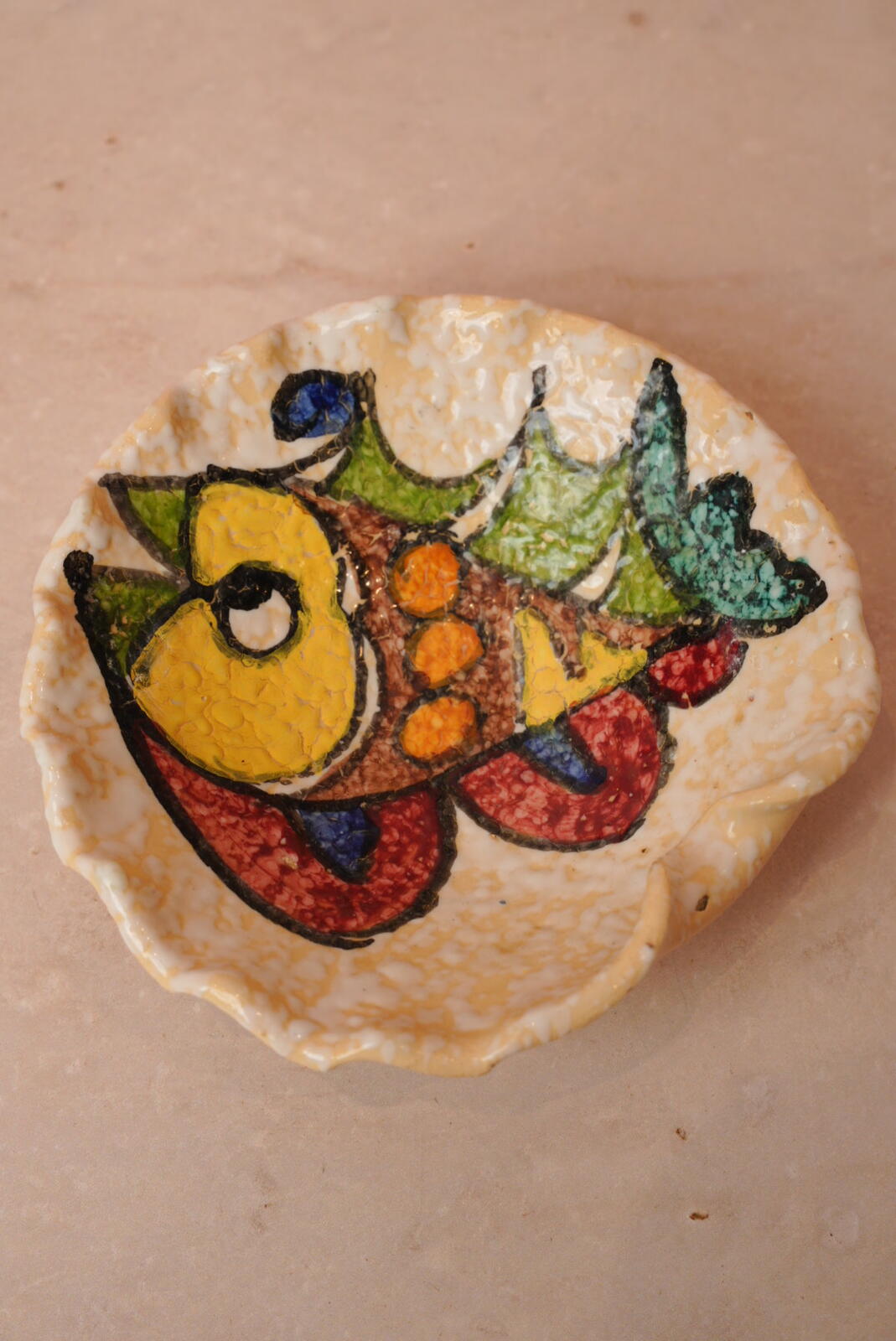 Italian ceramic fish plate