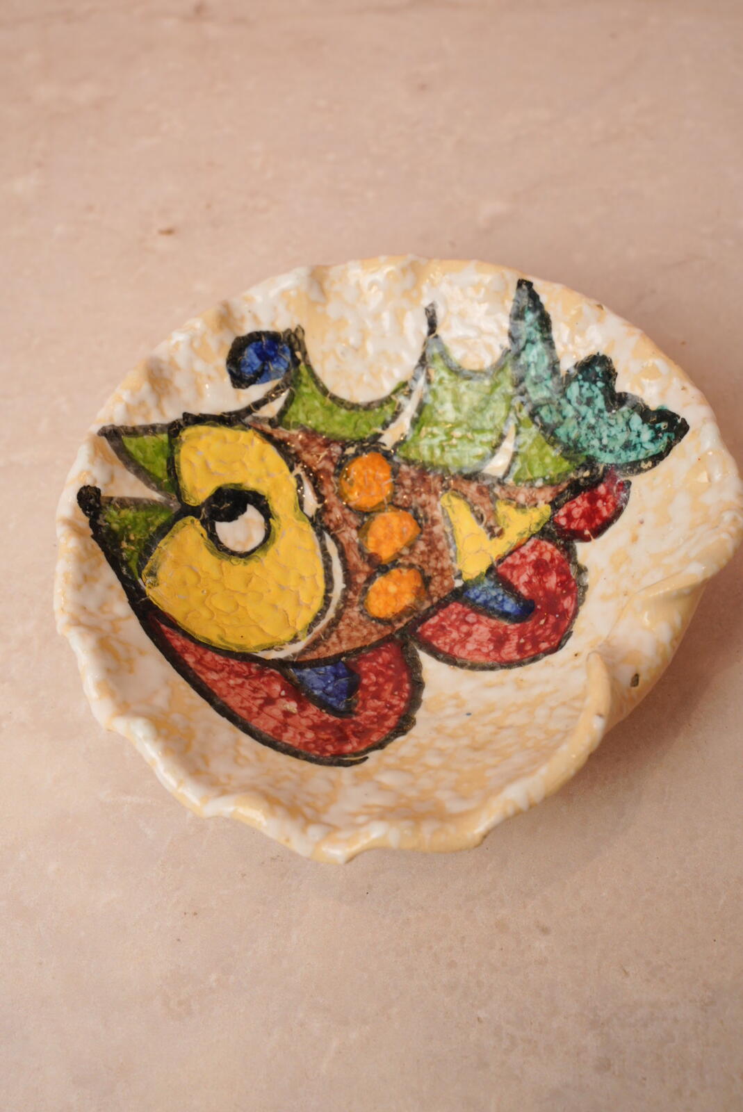 Italian ceramic fish plate