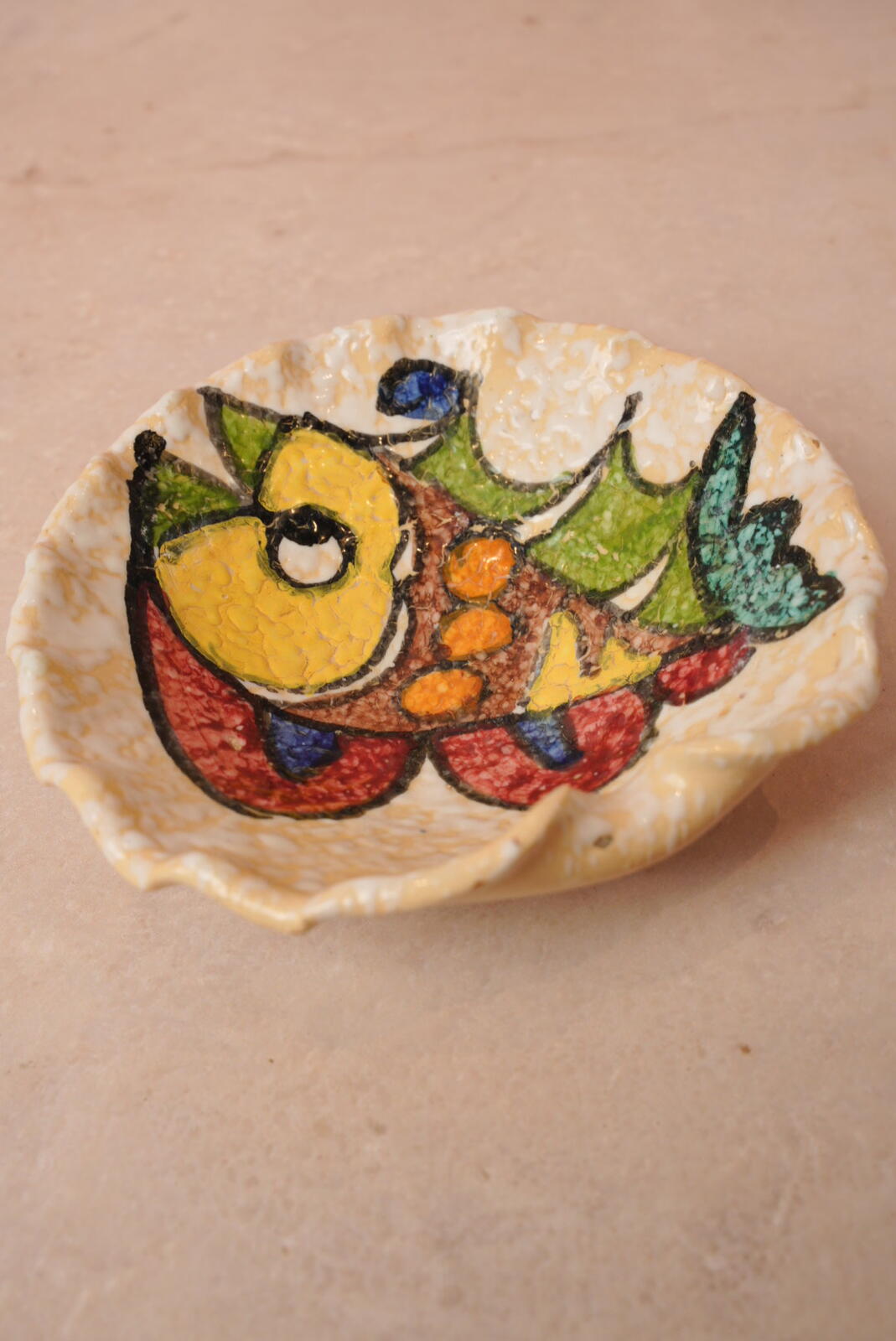 Italian ceramic fish plate