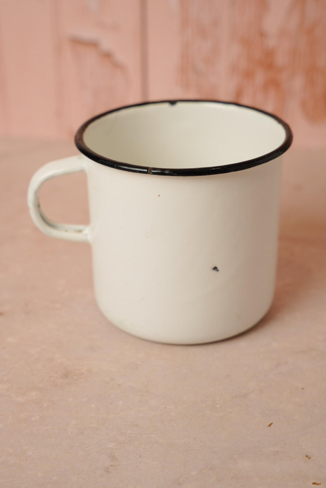 Vintage Enamel Mug USSR 1967