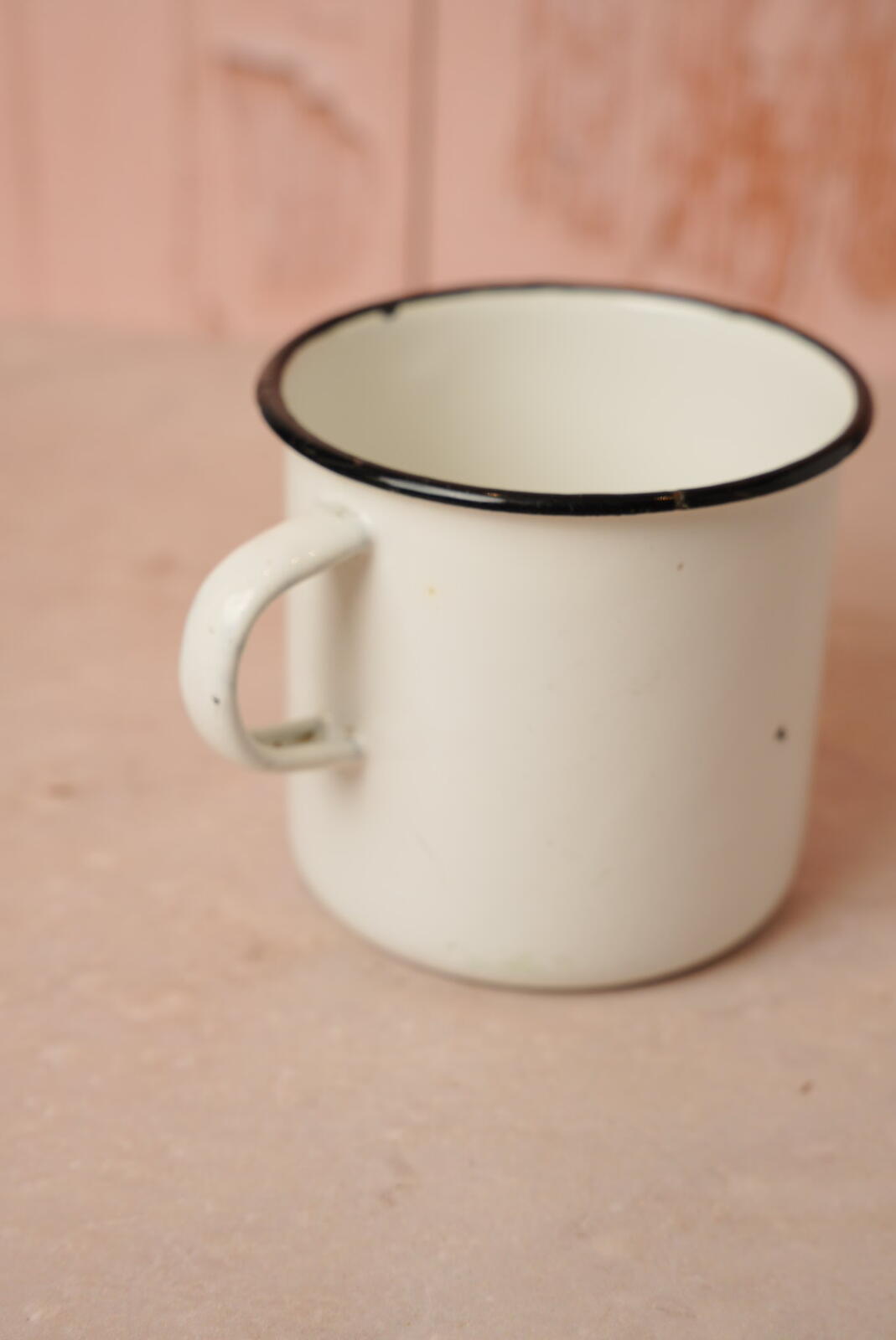 Vintage Enamel Mug USSR 1967