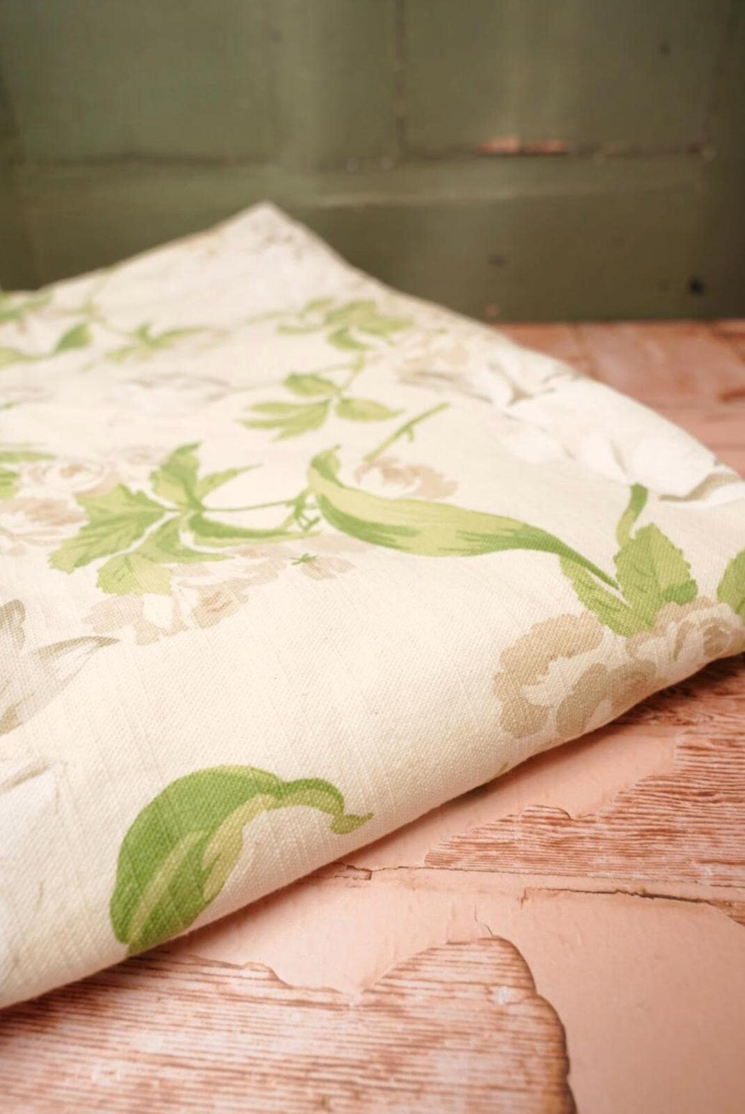 Laura Ashley Green Floral Bedspread