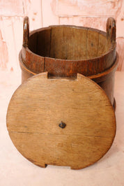 Wooden Firkin Flour Bucket