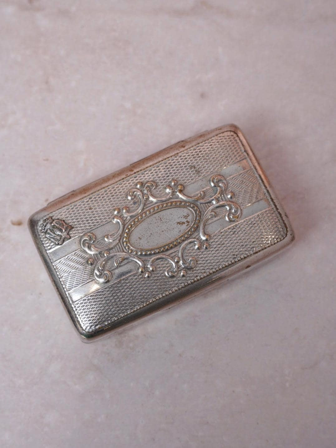 Silver Tone Trinket Box