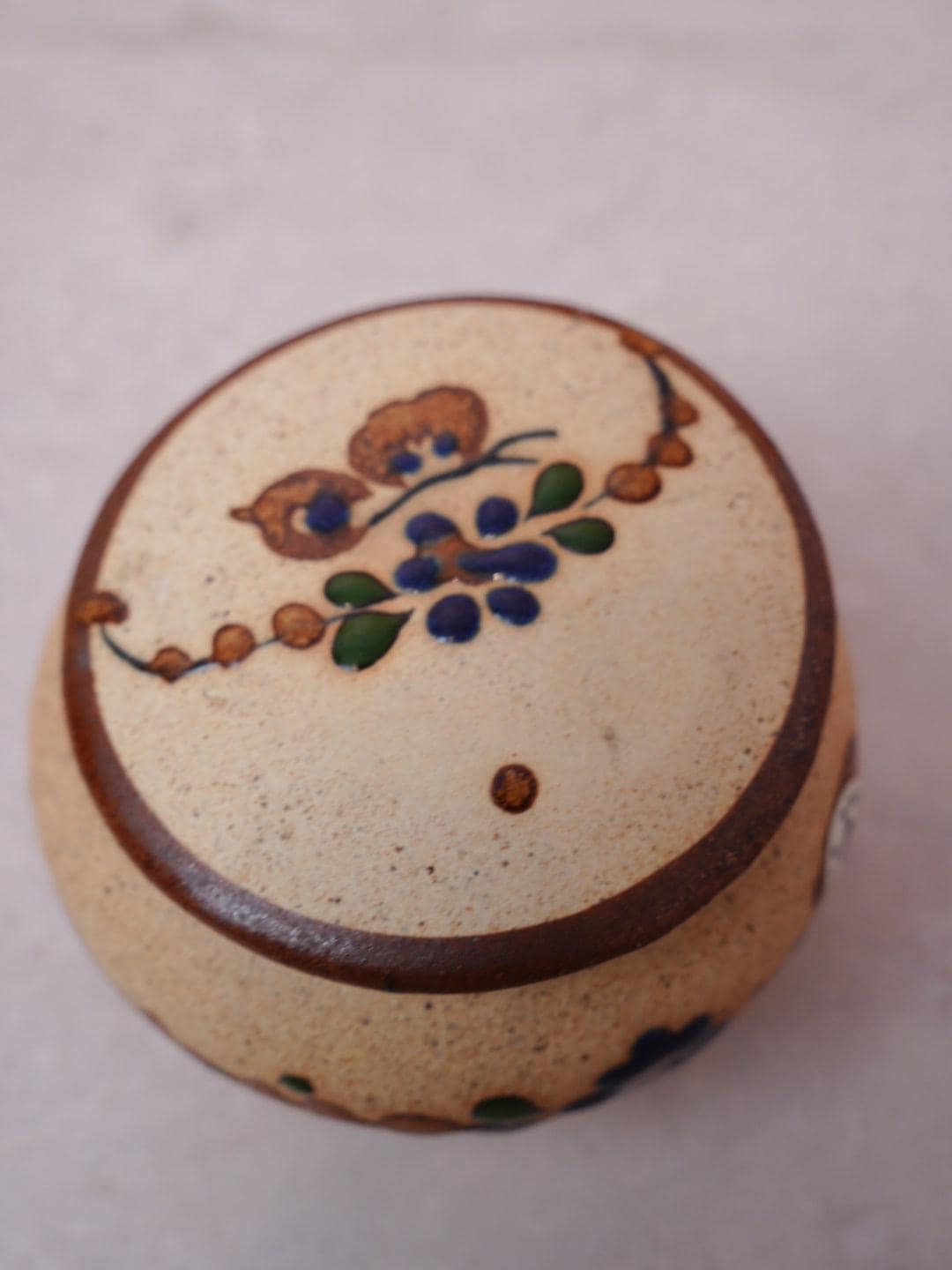 Mexican Pottery Lidded Pot