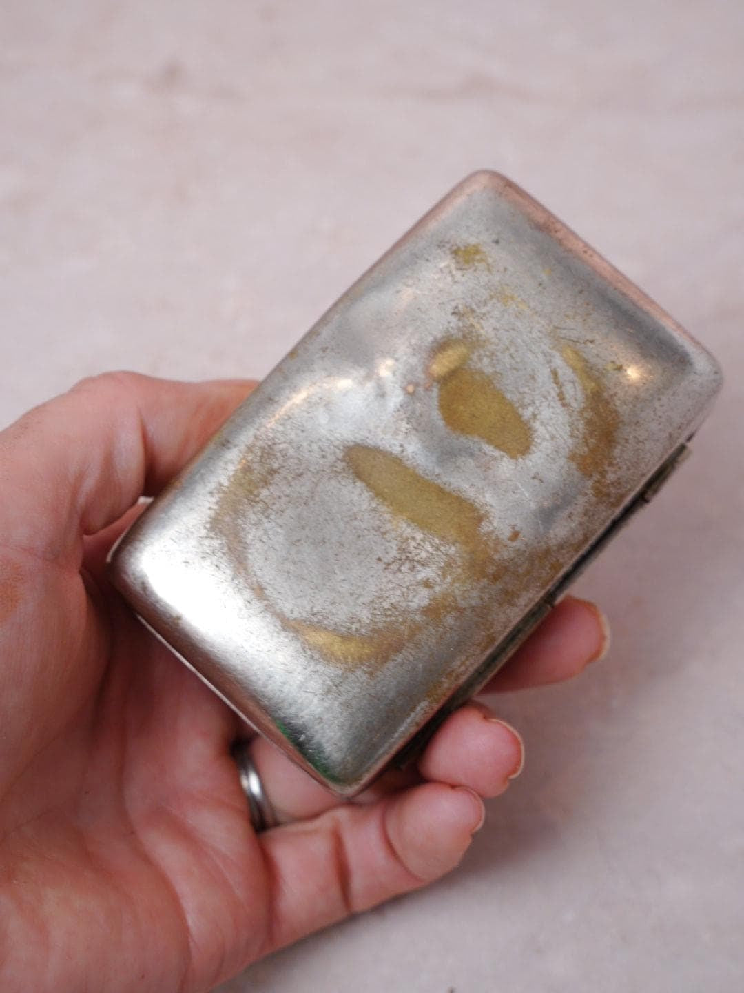 Silver Tone Trinket Box