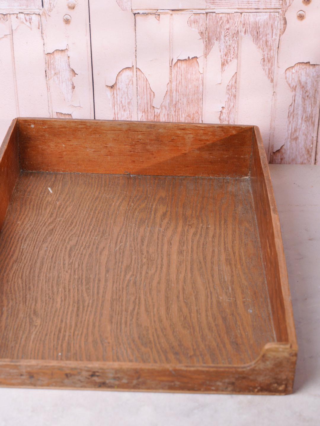 Wooden Desk Tray