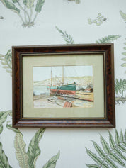 Brixham Trawler Watercolour Painting