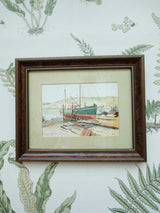Brixham Trawler Watercolour Painting