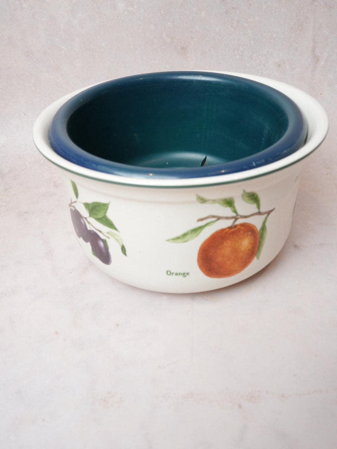 Vintage Habitat Jardin de France Enamel Planter