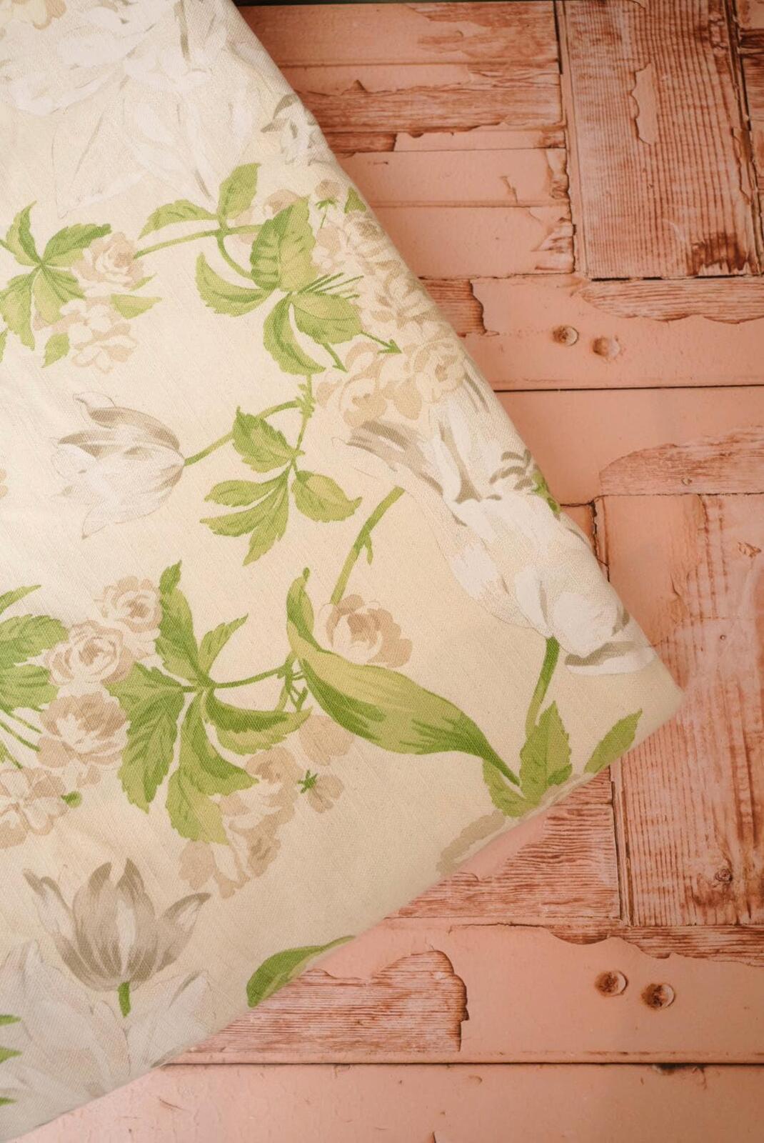 Laura Ashley Green Floral Bedspread