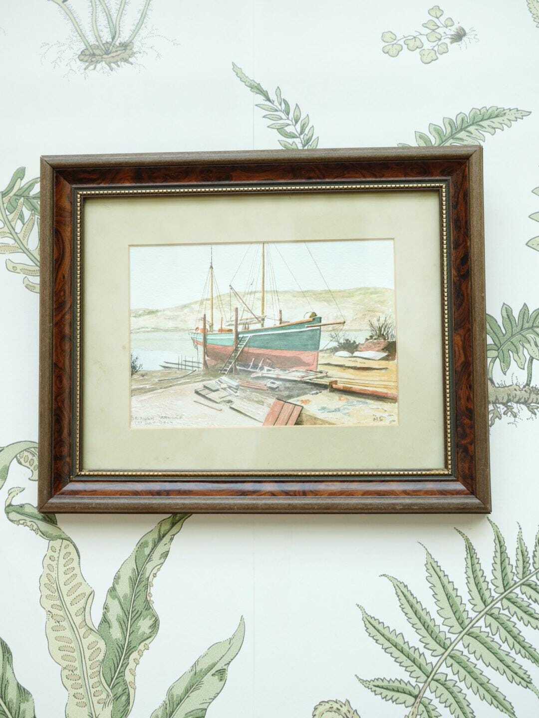 Brixham Trawler Watercolour Painting