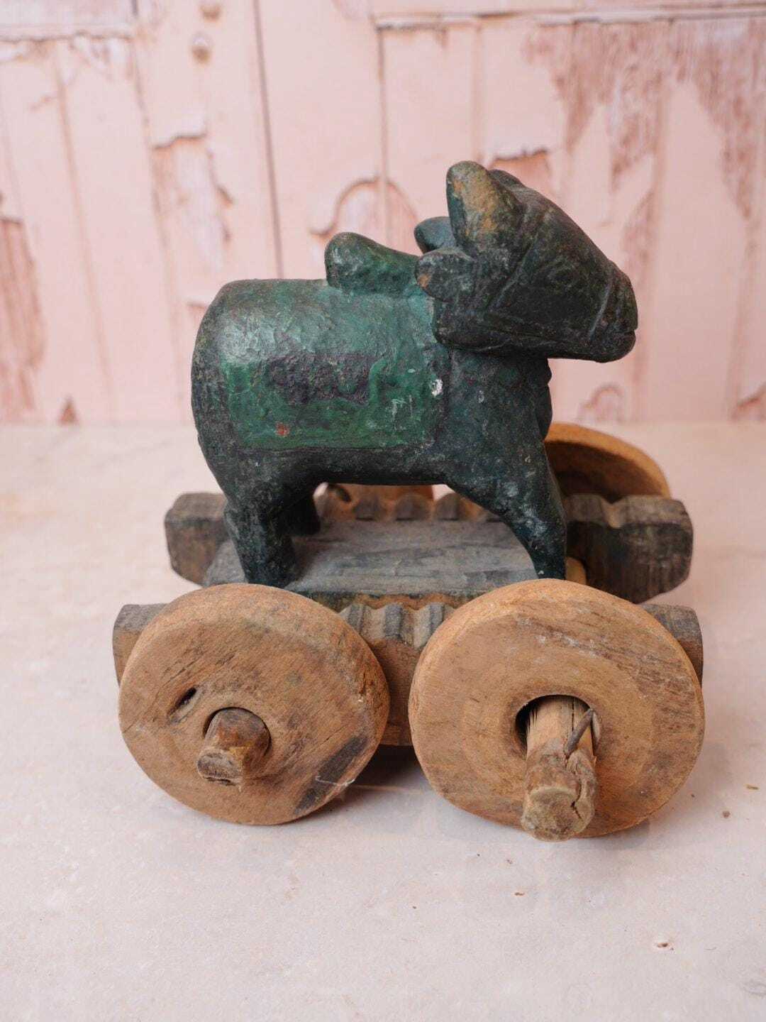 Antique Indian Nandi Bull Toy