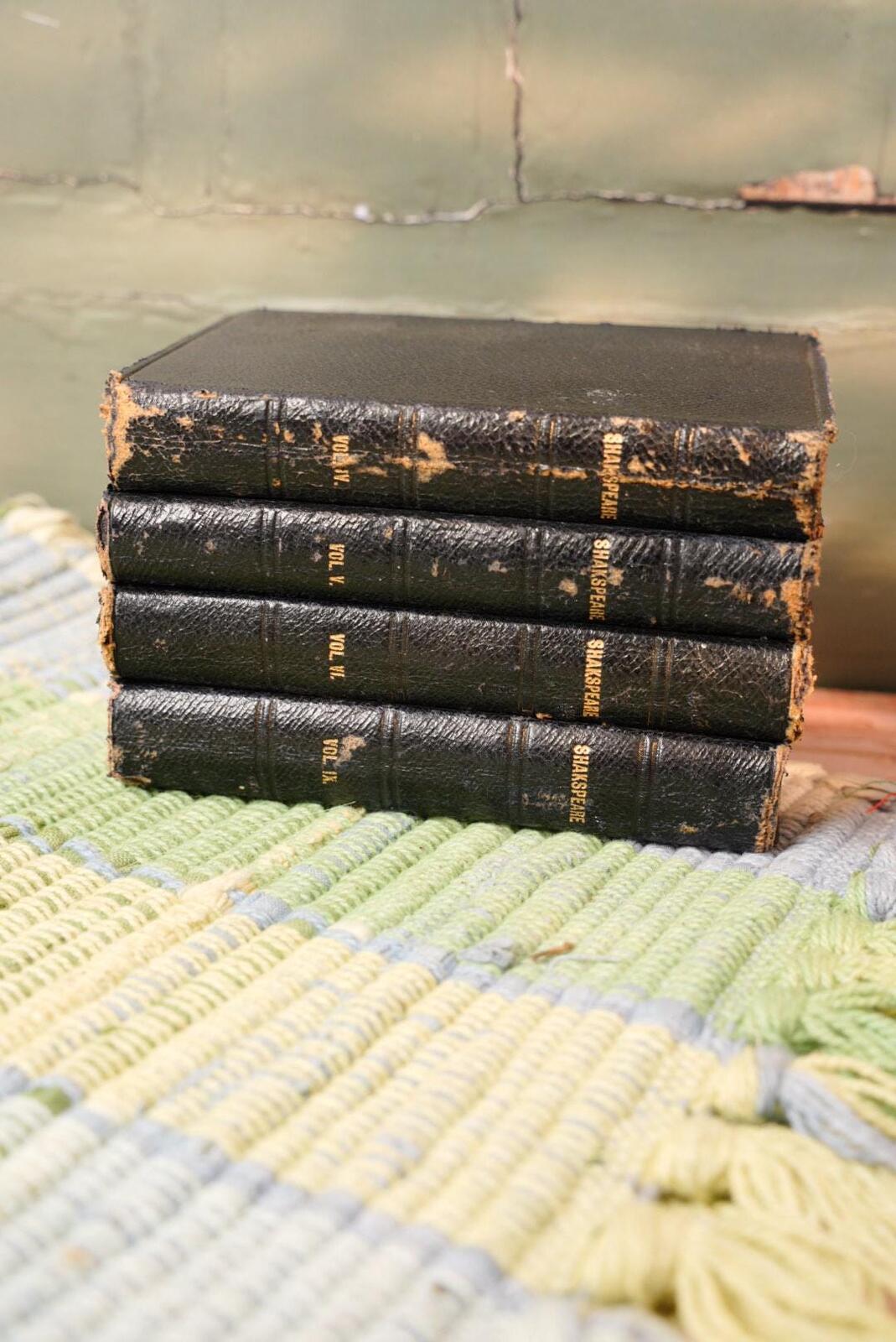 Antique Mini Shakespeare Books Set
