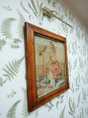 Victorian Framed Needlepoint Tapestry