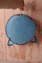 Blue Enamel Colander