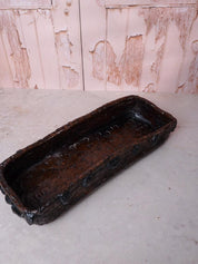 Brown Glazed Ceramic Tray