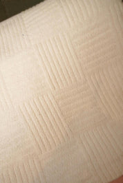 Cream Cotton Bedspread Throw