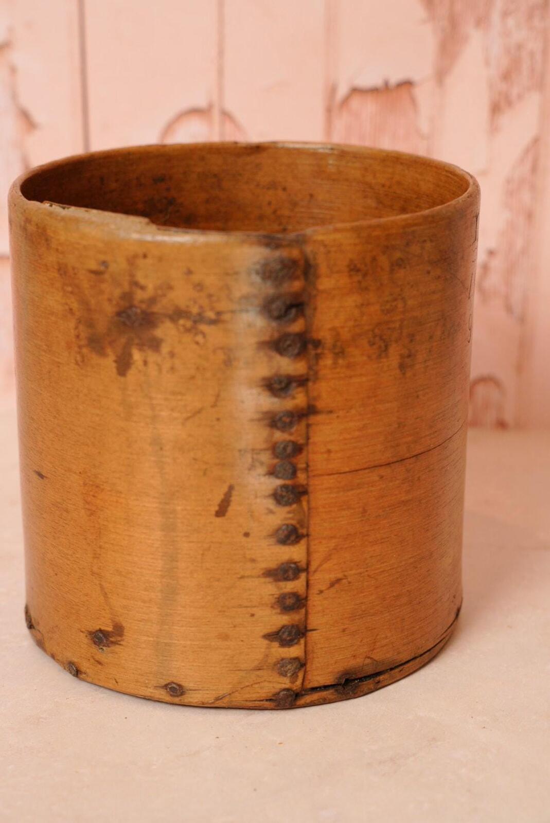 Antique Wooden Dry Measure