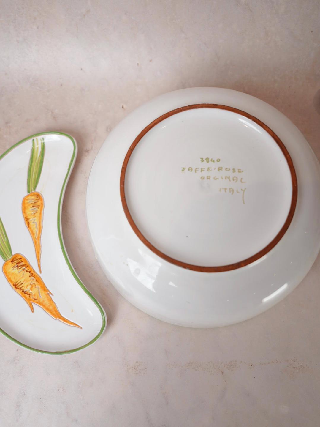 Italian Vegetable Ceramic Set