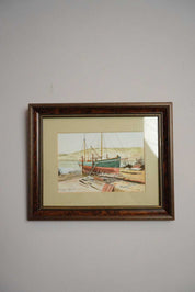 Brixham Trawler Watercolour Painting
