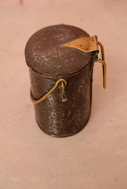 Antique Metal Cream Canister