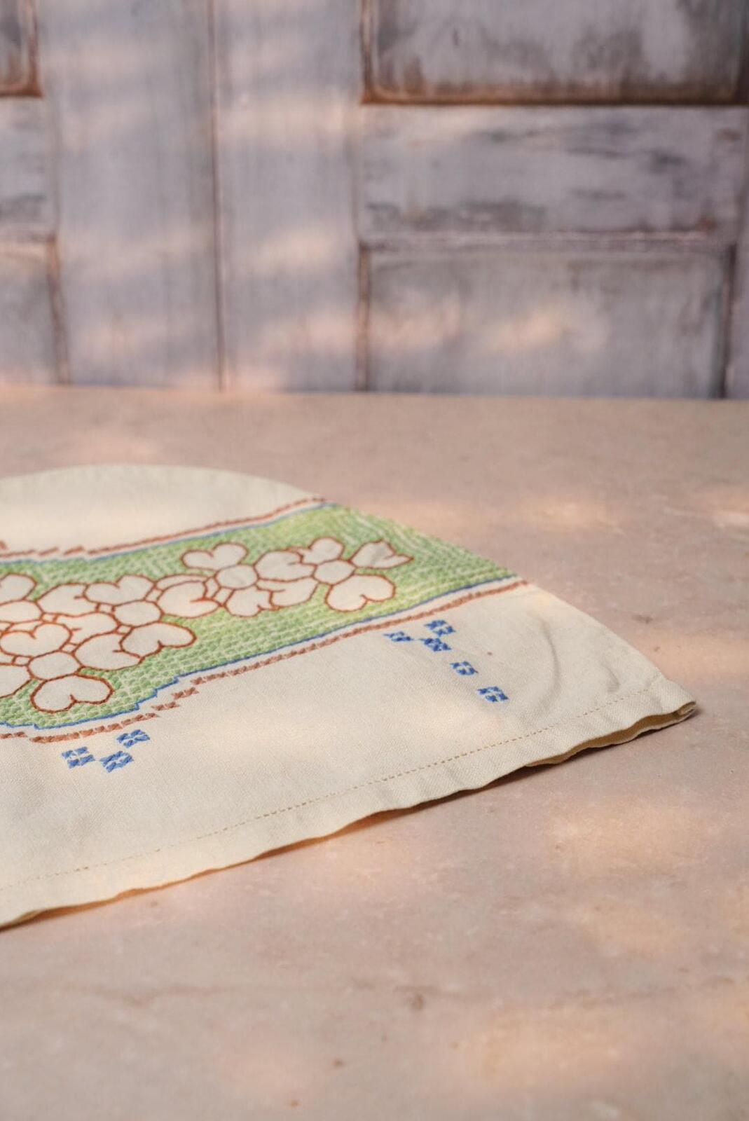 Vintage Hand Embroidered Tea Cosy