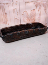 Brown Glazed Ceramic Tray