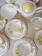Royal Albert Yellow Primrose Tea Set