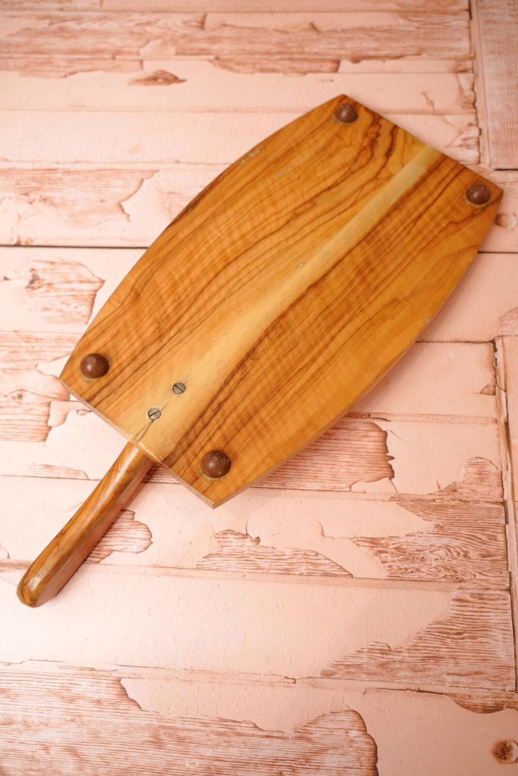 Vintage Wooden Cheese Board With Handle