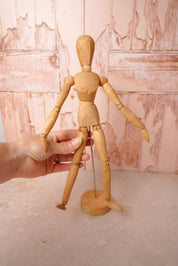 Vintage Wooden Artist Mannequin