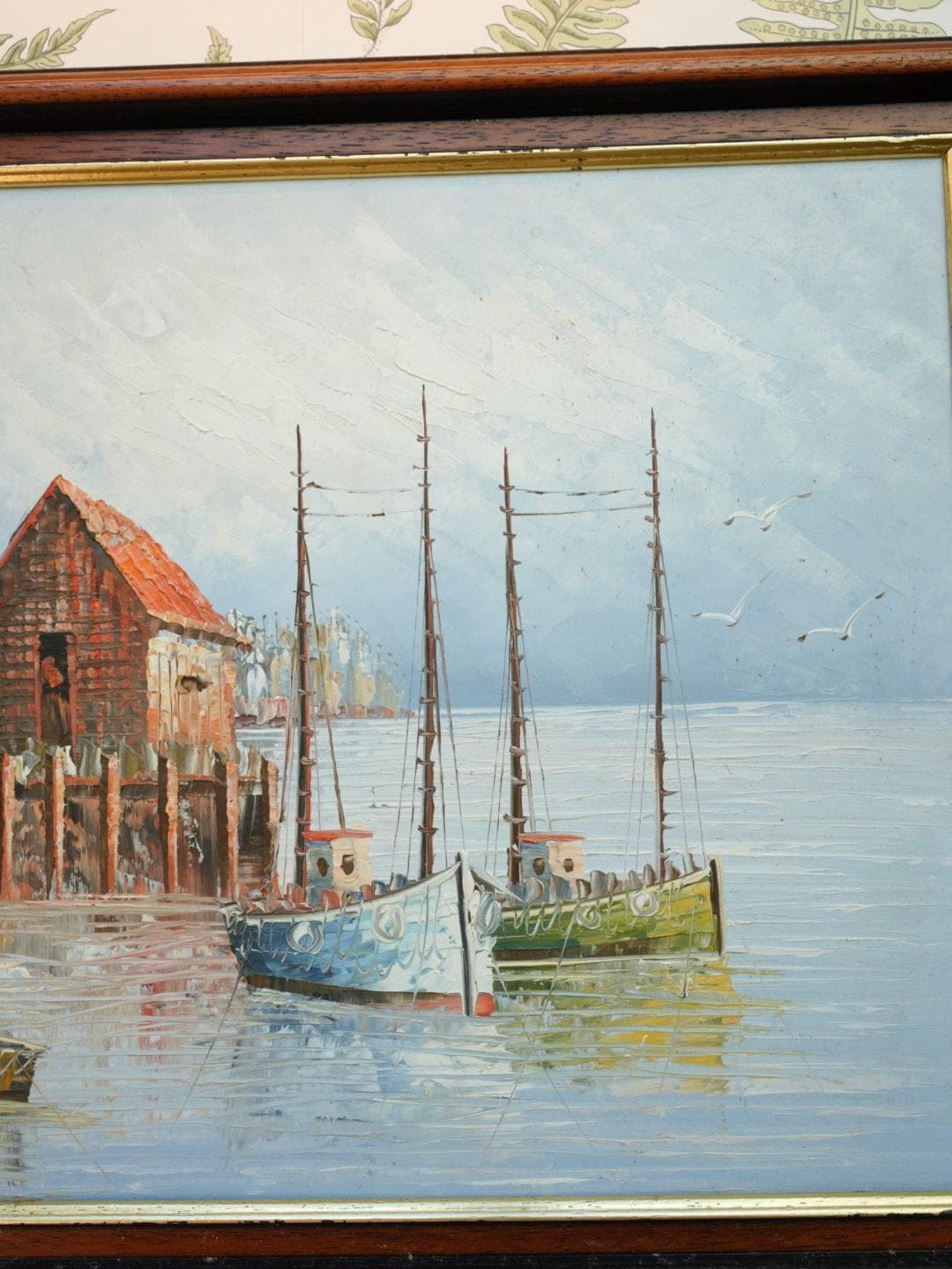 Harbour Oil Painting
