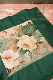 Vintage Green Drawstring Bag