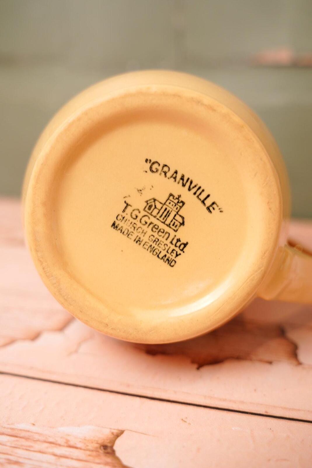 Vintage T G Green Granville Jug