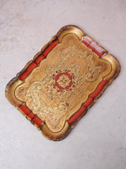 Florentine Red Tray